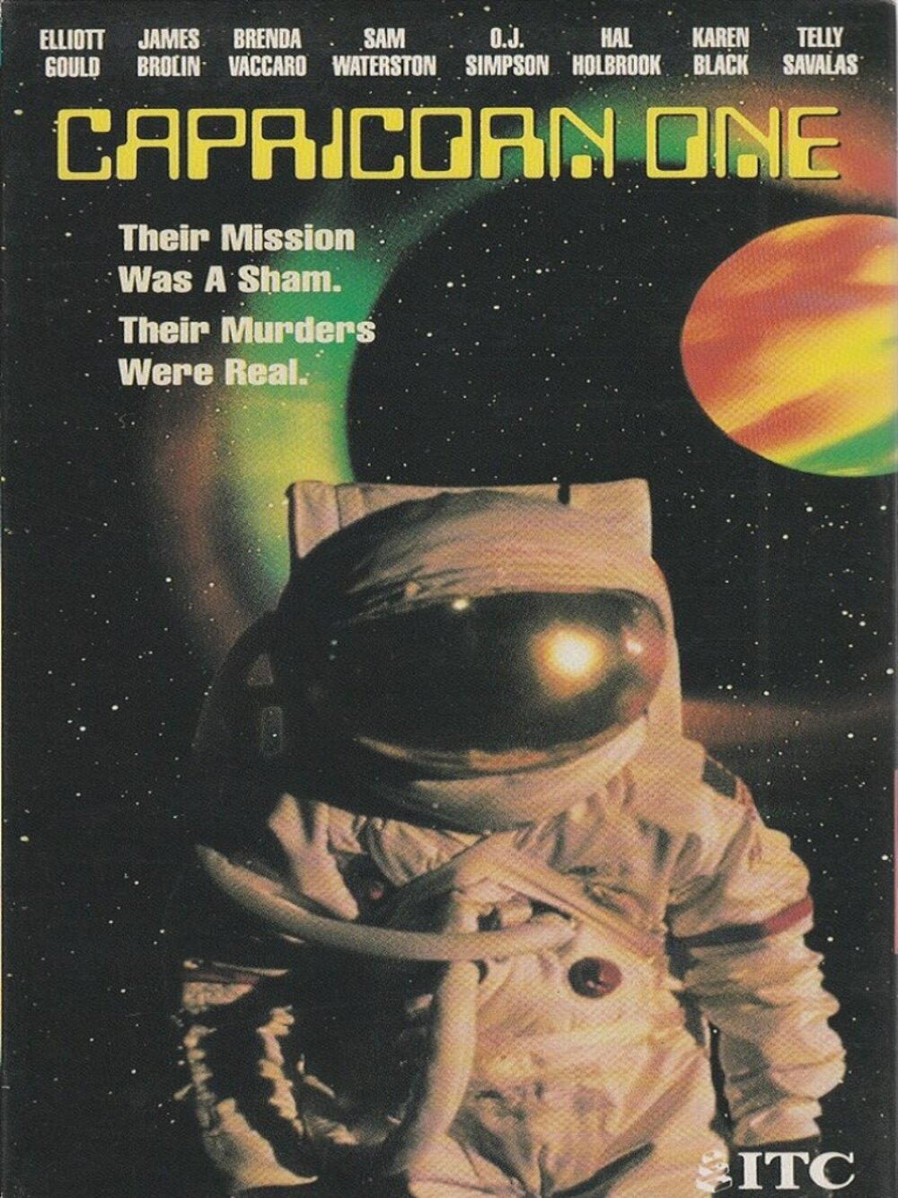 Capricorn One - 1978 Classic Sci Fi Movie - All Star Cast - VHS Format